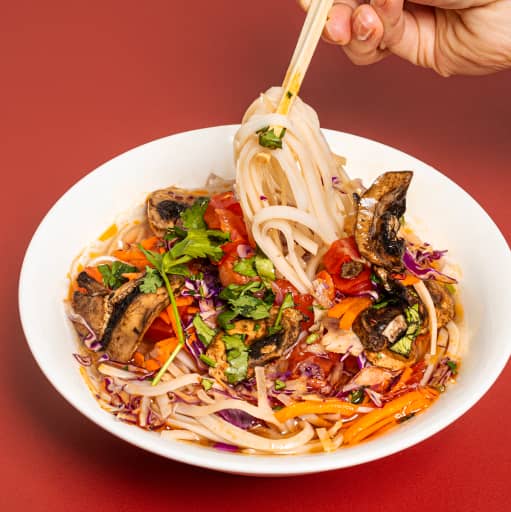 Soup bowl with noodles